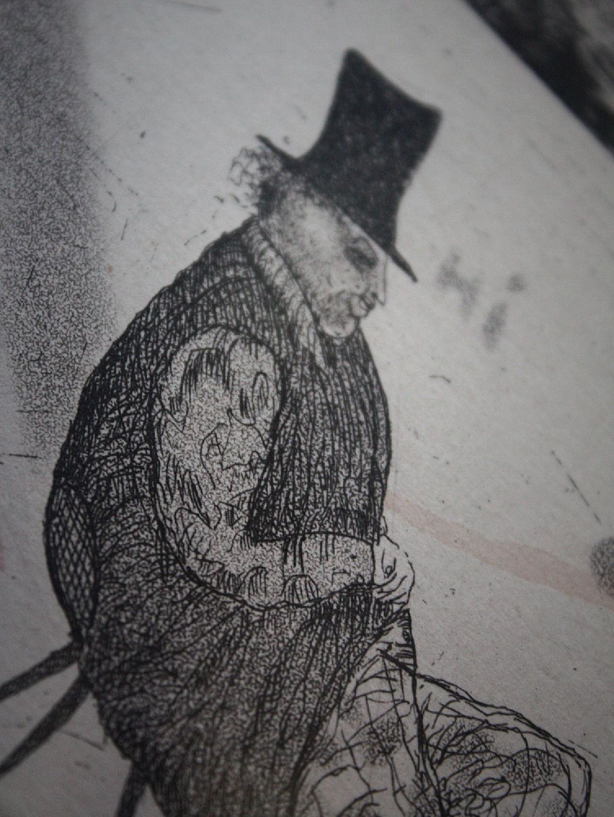 Satirical Lithograph By Peter Jacques "The Devil" London Artist Royal Academy photo vinterior