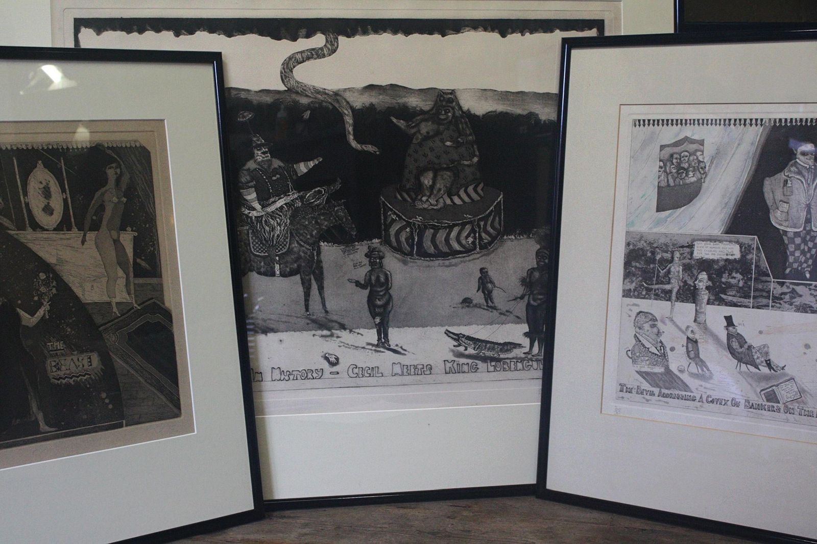 708.0 Satirical Lithograph By Peter Jacques "The Devil" London Artist Royal Academy photo