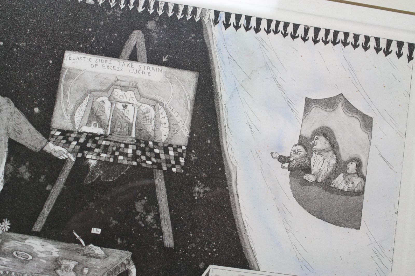 photo buy Satirical Lithograph By Peter Jacques "The Devil" London Artist Royal Academy