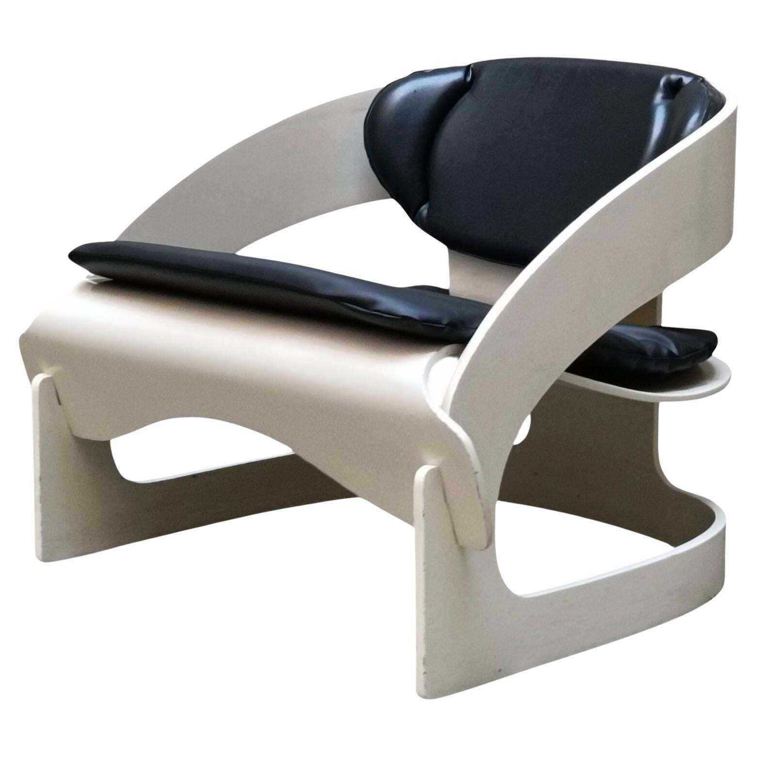 Joe Colombo For Kartell Armchair Mod. 4801 Numbered No. 29, Italy 1960s