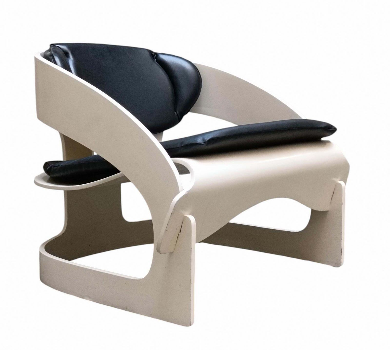 Joe Colombo For Kartell Armchair Mod. 4801 Numbered No. 29, Italy 1960s photo furniture
