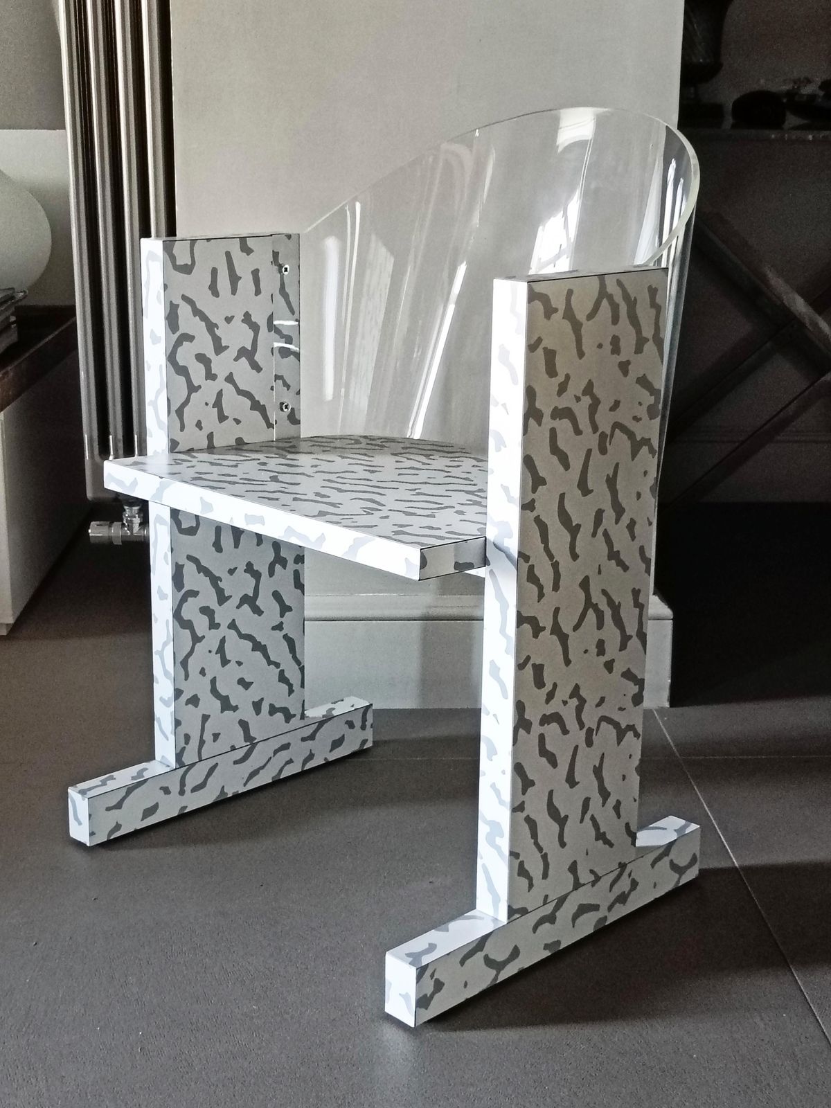 Ettore Sottsass For Edizioni Vitra Armchair "Teodora," Italy 1984 photo Furniture