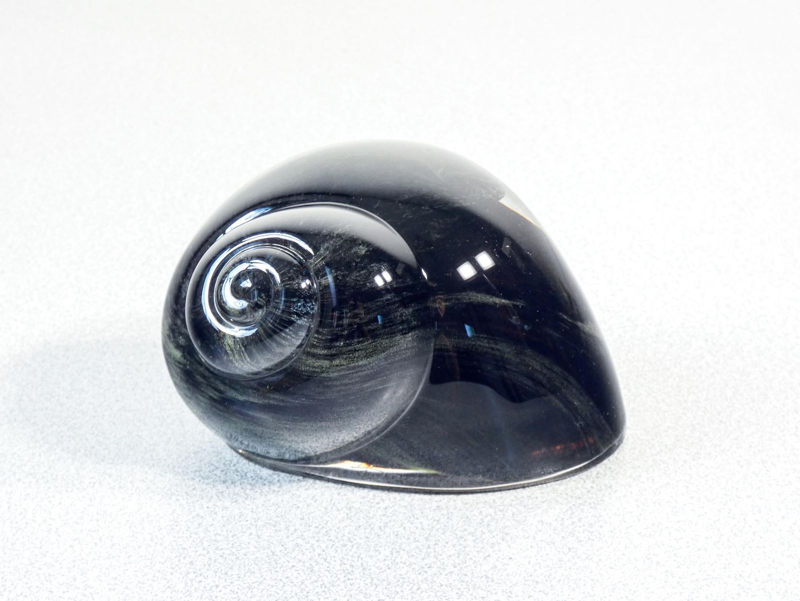 Daum France Crystal Sculpture. Shell. France, 1990s photo furniture