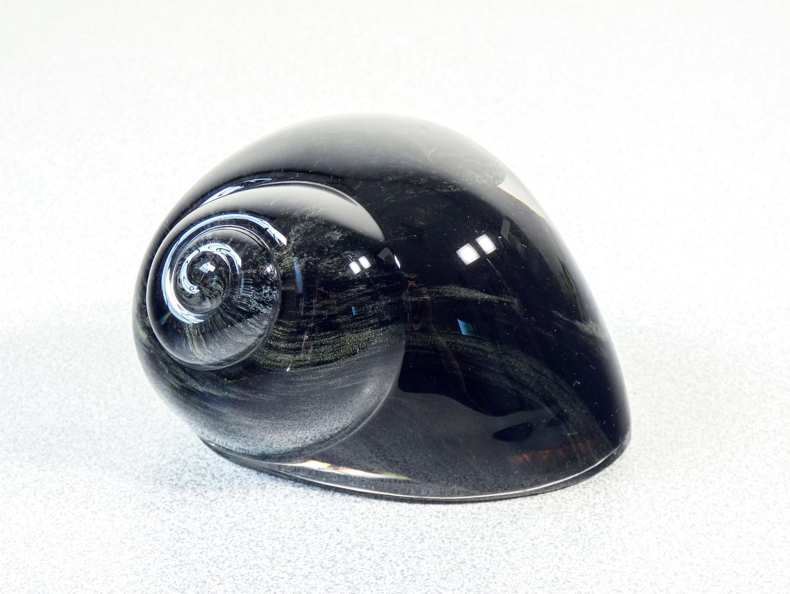 Daum France Crystal Sculpture. Shell. France, 1990s photo for sale