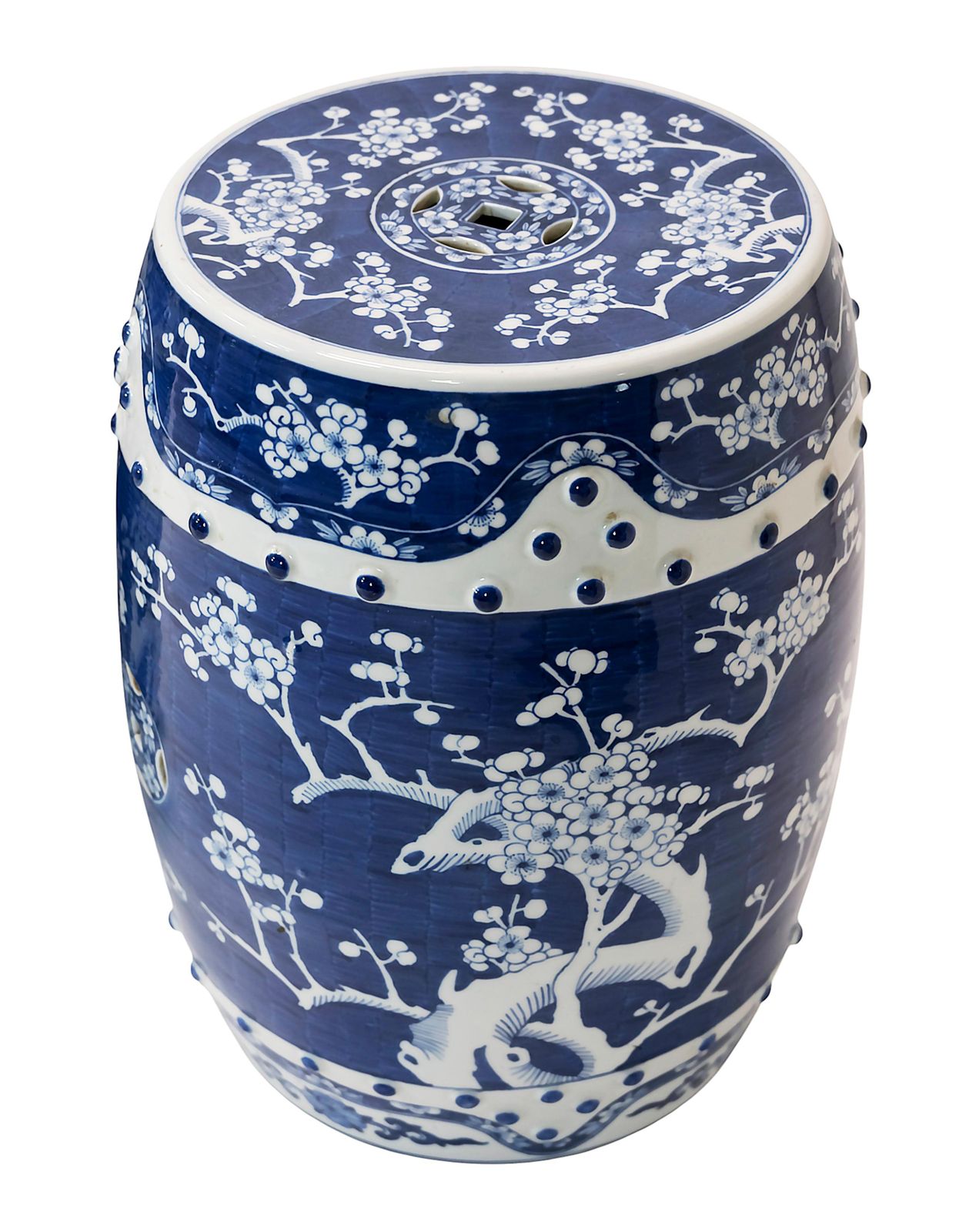 Pair Of Ceramic Hand Painted Chinese Garden Stools photo 2117.0