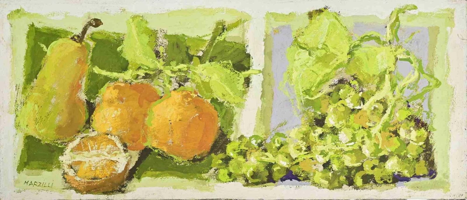 Franco Marzillistill Life   Oil Painting By Franco Marzilli   1970s1970s photo furniture