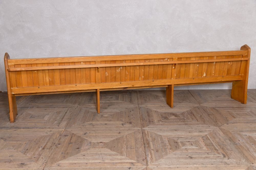 Solid English Oak Church Pew photo buy