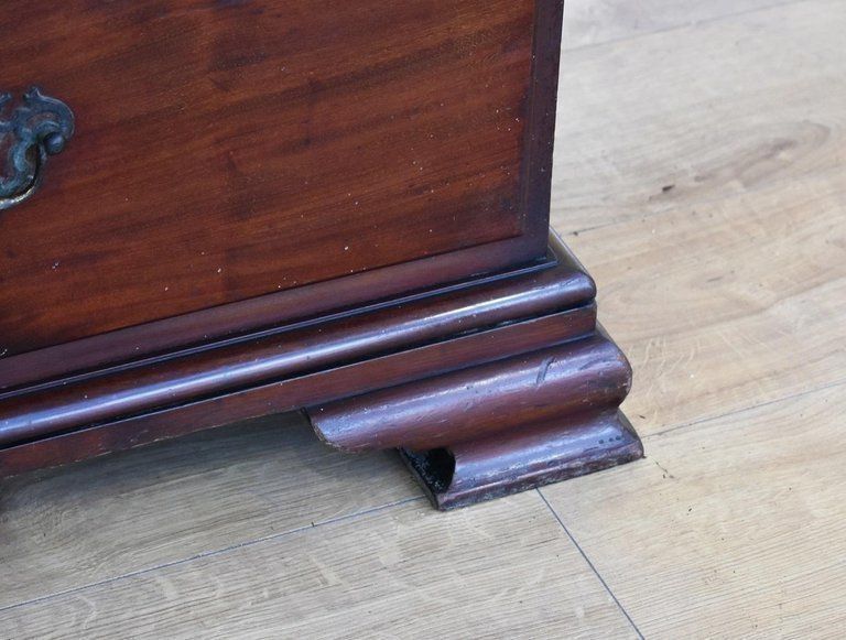 18th Century George III Mahogany Silver Chest By T Wilson, London photo vintage