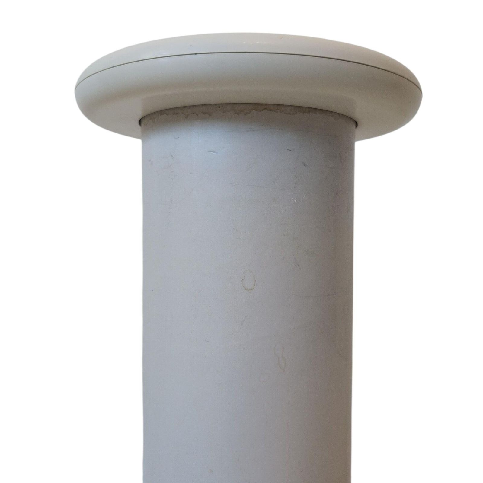 Vintage Italiaanse Witte Sokkel — Kunststof En Kartonnen Kolom, Jaren 1980 photo buy
