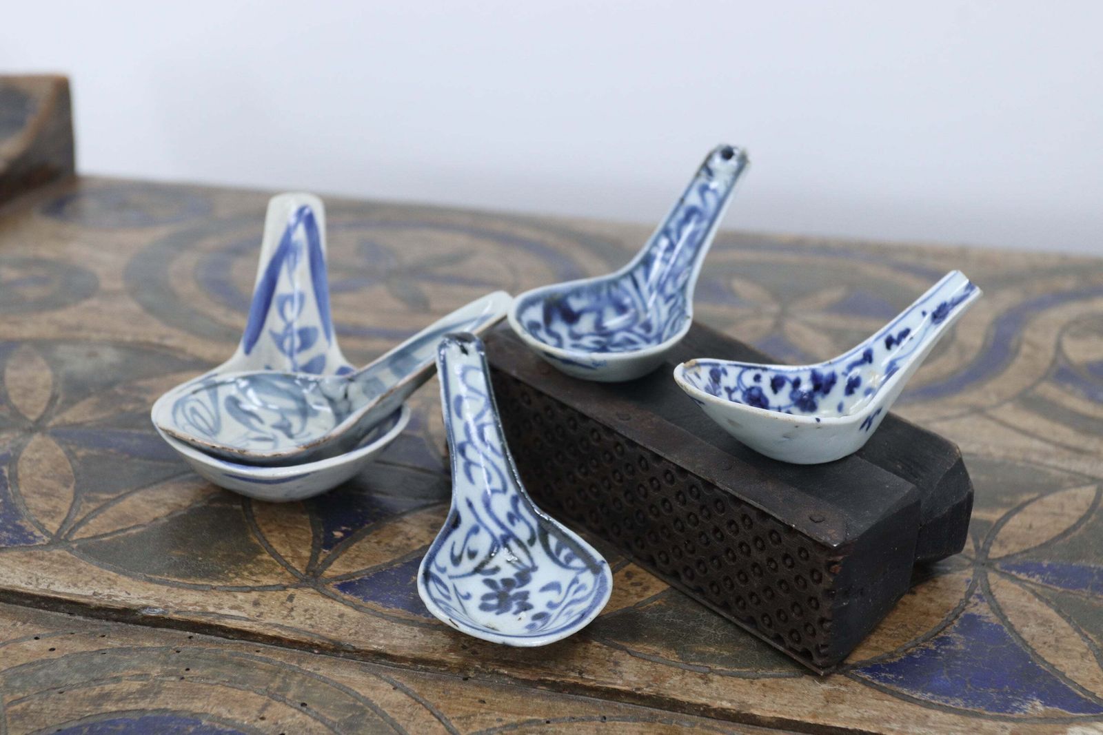 19th Century Collection Of Chinese Porcelain Spoons