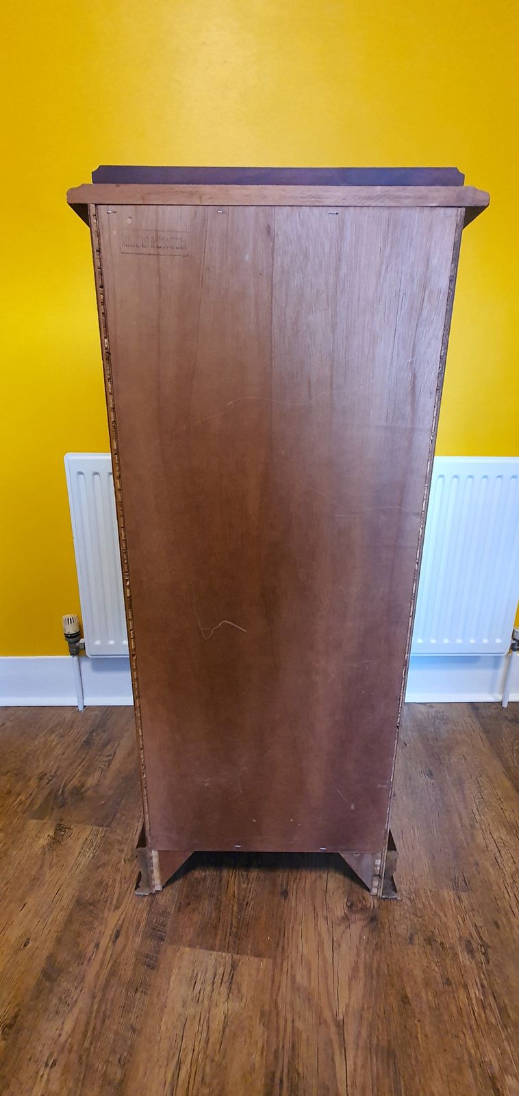 Mahogany Tall Boy Chest Of Drawers photo for sale