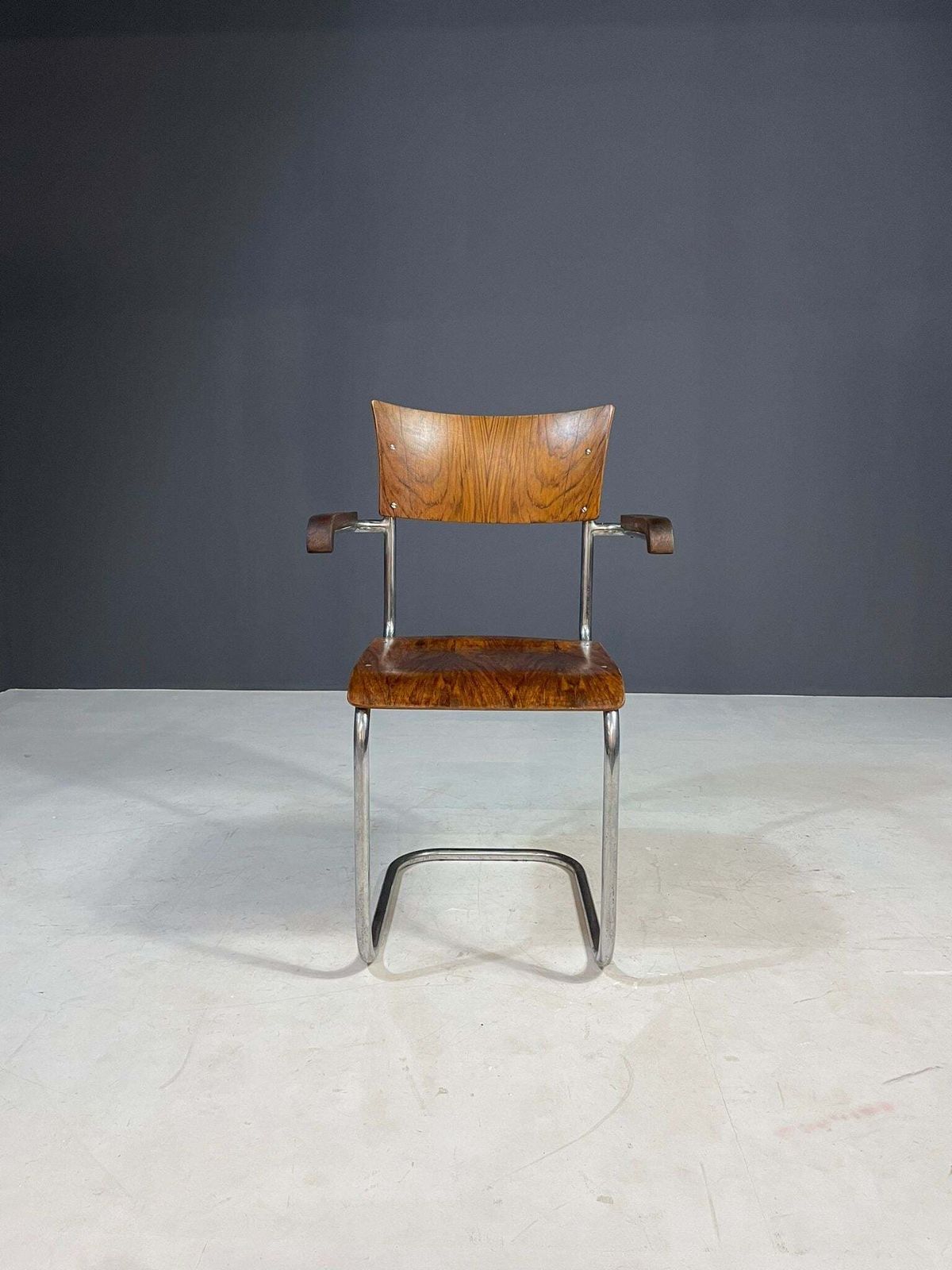 Vintage Chair In The Style Of Marcel Breuer, Czechoslovakia, 1970s photo for sale