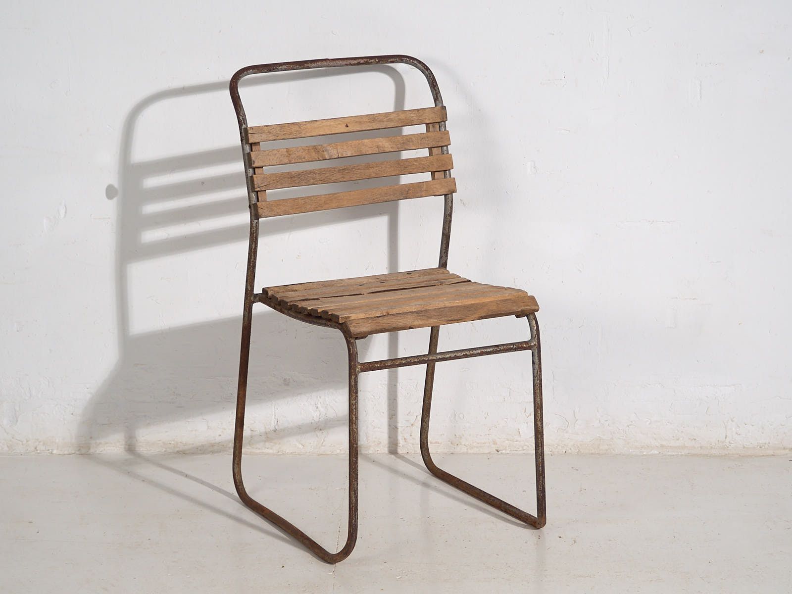 Antique Garden Chairs (C.1920). Set Of 2 Pieces #7 photo buy
