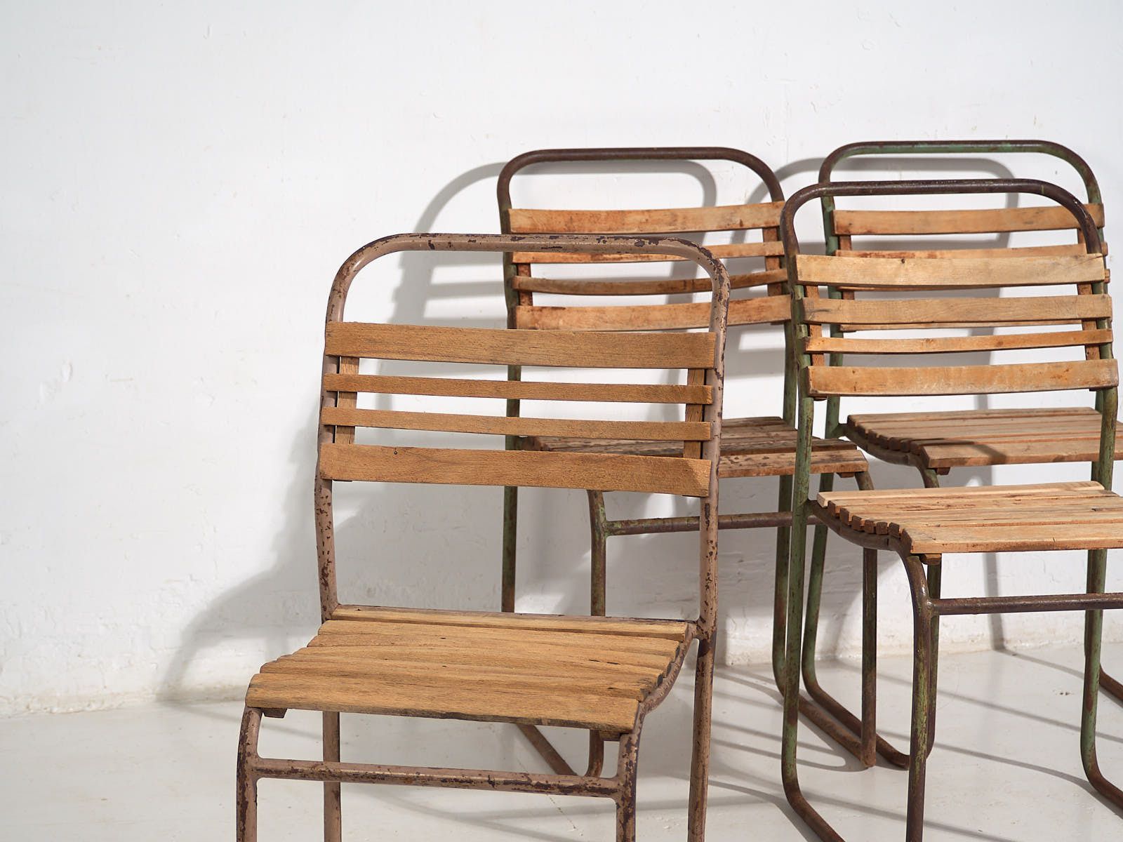 Antique Garden Chairs (C.1920). Set Of 4 Pieces #1 photo furniture