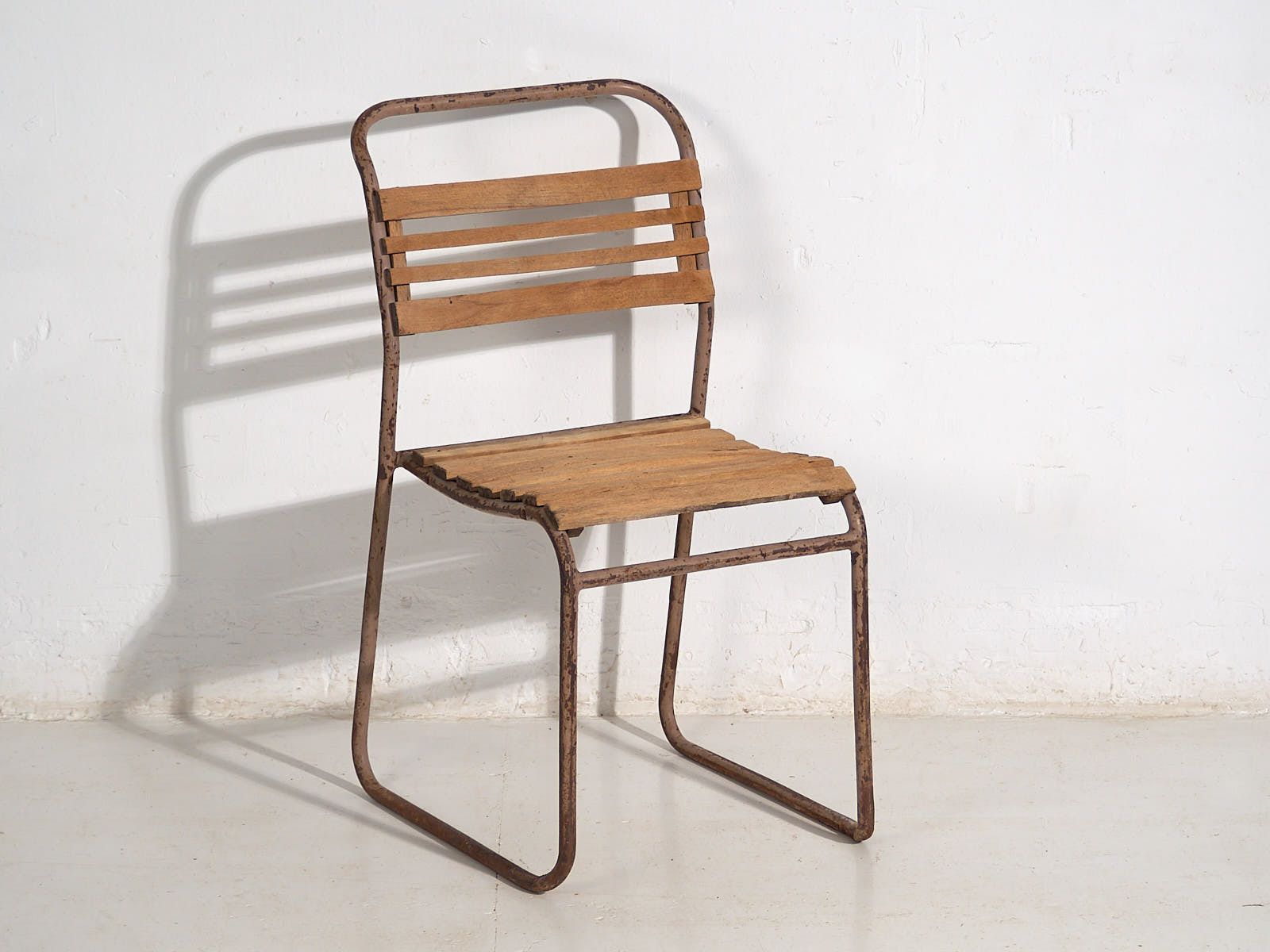 photo furniture Antique Garden Chairs (C.1920). Set Of 4 Pieces #1