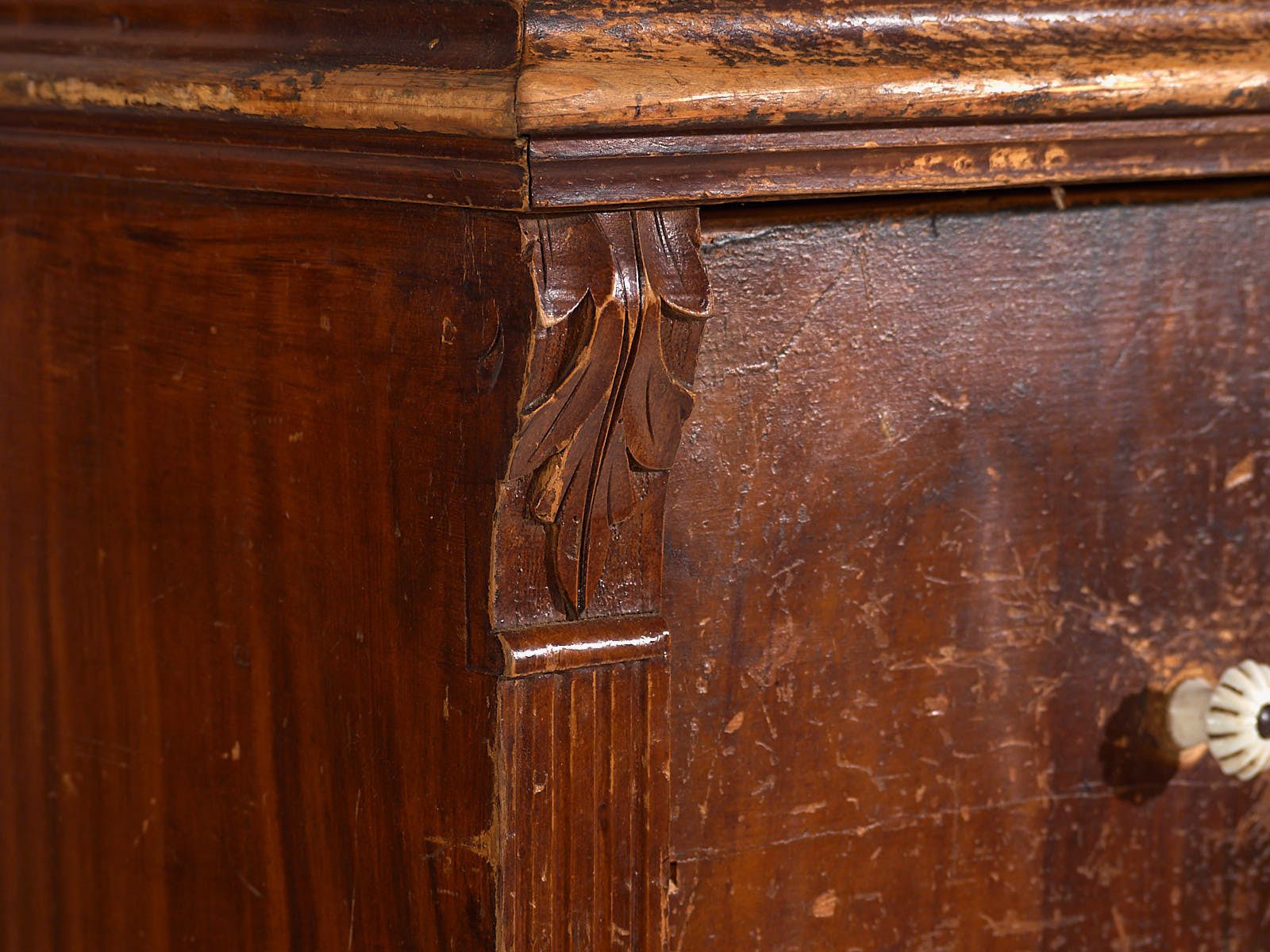 Large Antique Chest Of Drawers (C.1920) #25 photo for sale