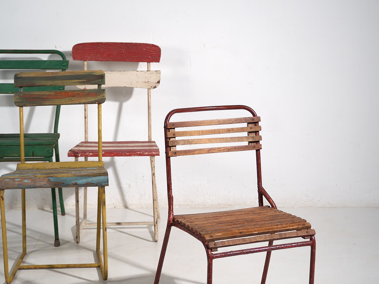 Antique Outdoor Chairs (C.1920). Set Of 4 Pieces #16 photo furniture
