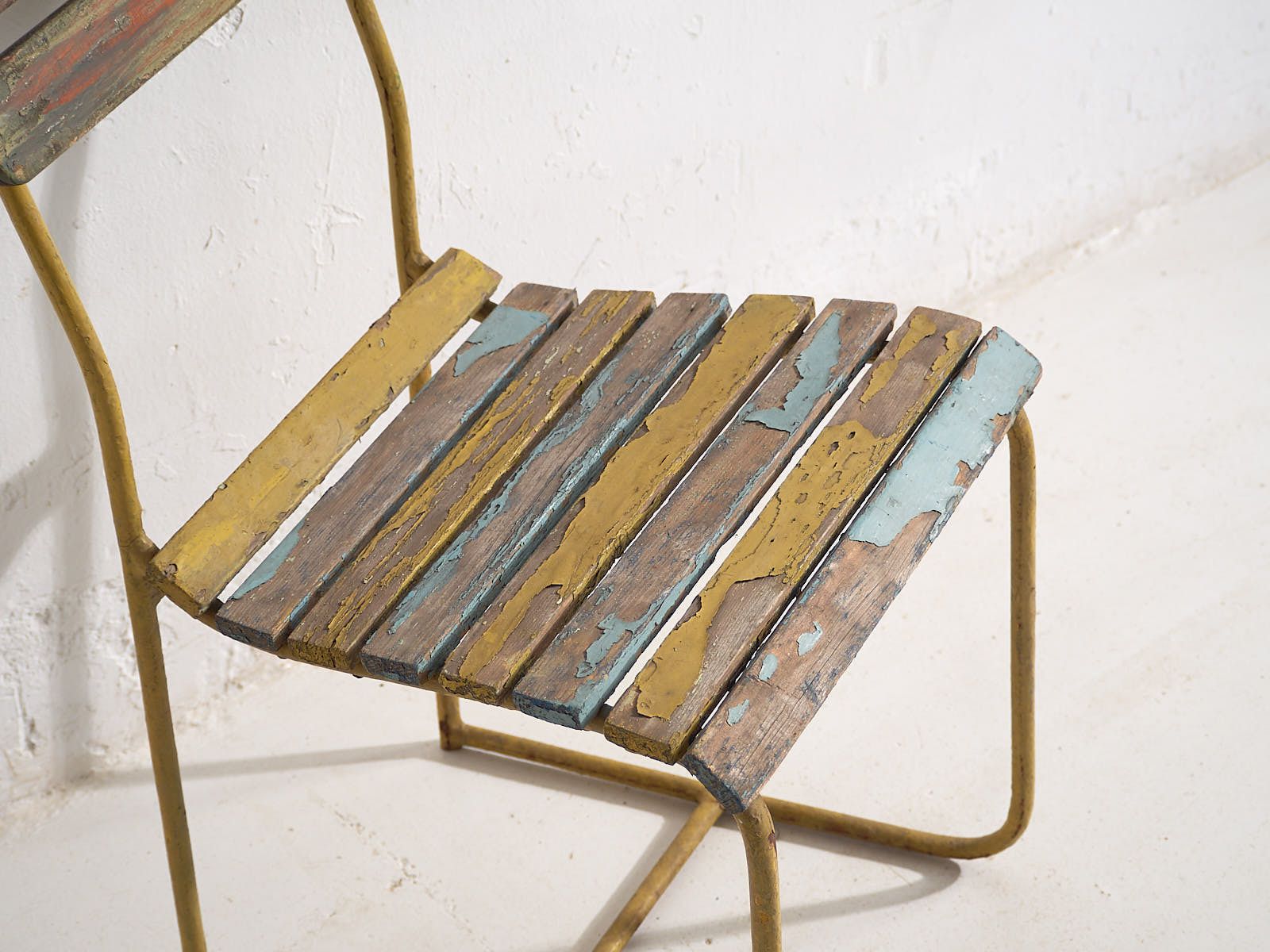 Furniture Antique Outdoor Chairs (C.1920). Set Of 4 Pieces #16 photo
