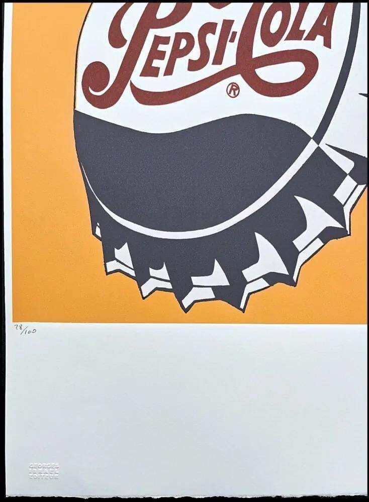 Andy Warhol, Pepsi Cola Yellow , 1980s, Lithograph photo Art