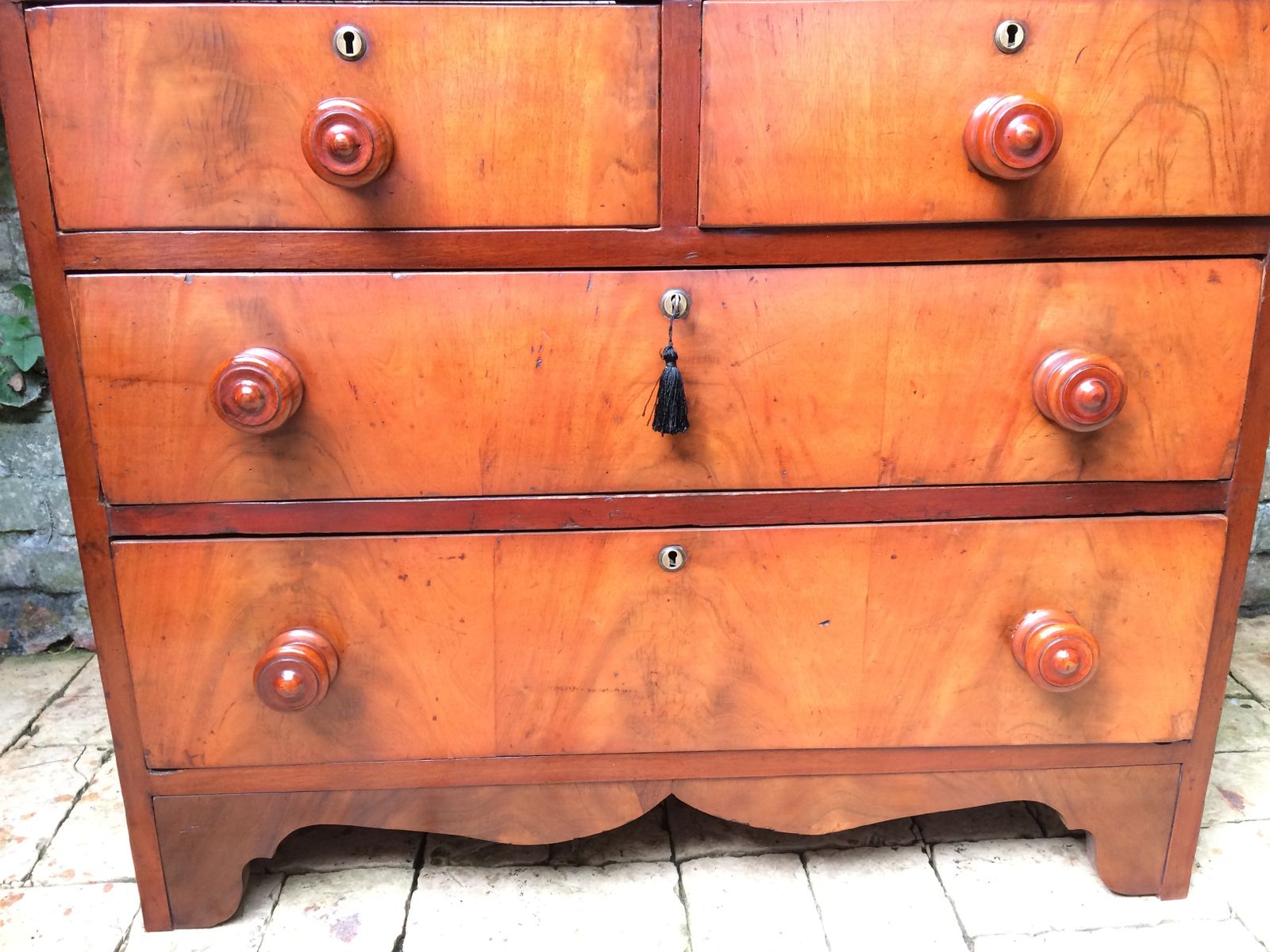 Antique Mahogany Chest Of Drawers photo vintage