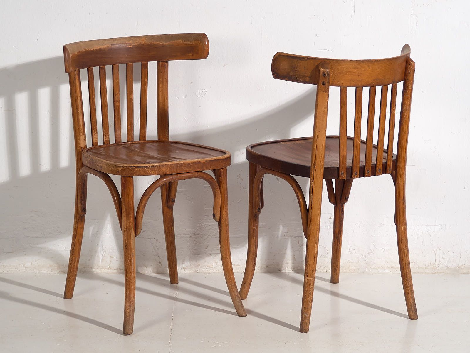 Antique Bistro Chairs (C.1920). Set Of 6 Pieces #1 photo Furniture