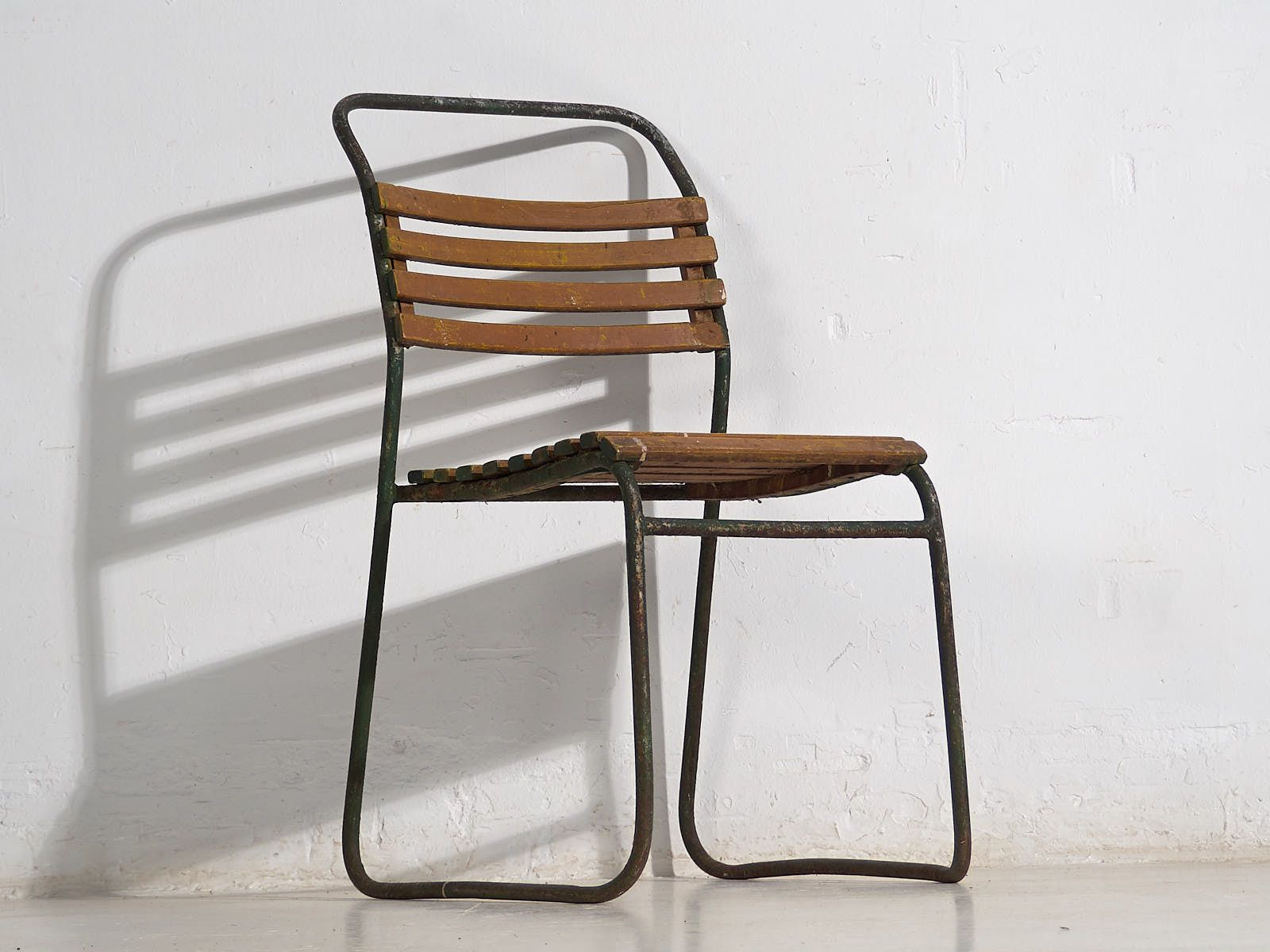 Antique Garden Chairs (C.1920). Set Of 2 Pieces #32 photo buy