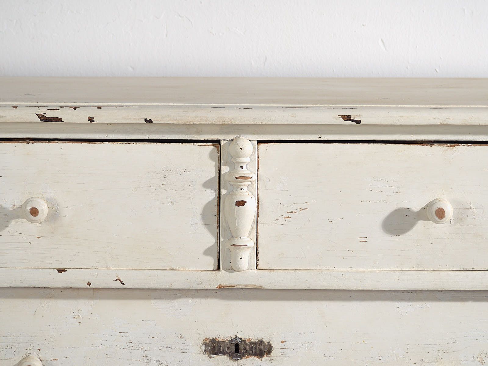 Antique White Chest Of Drawers (C.1920) #47 photo vintage