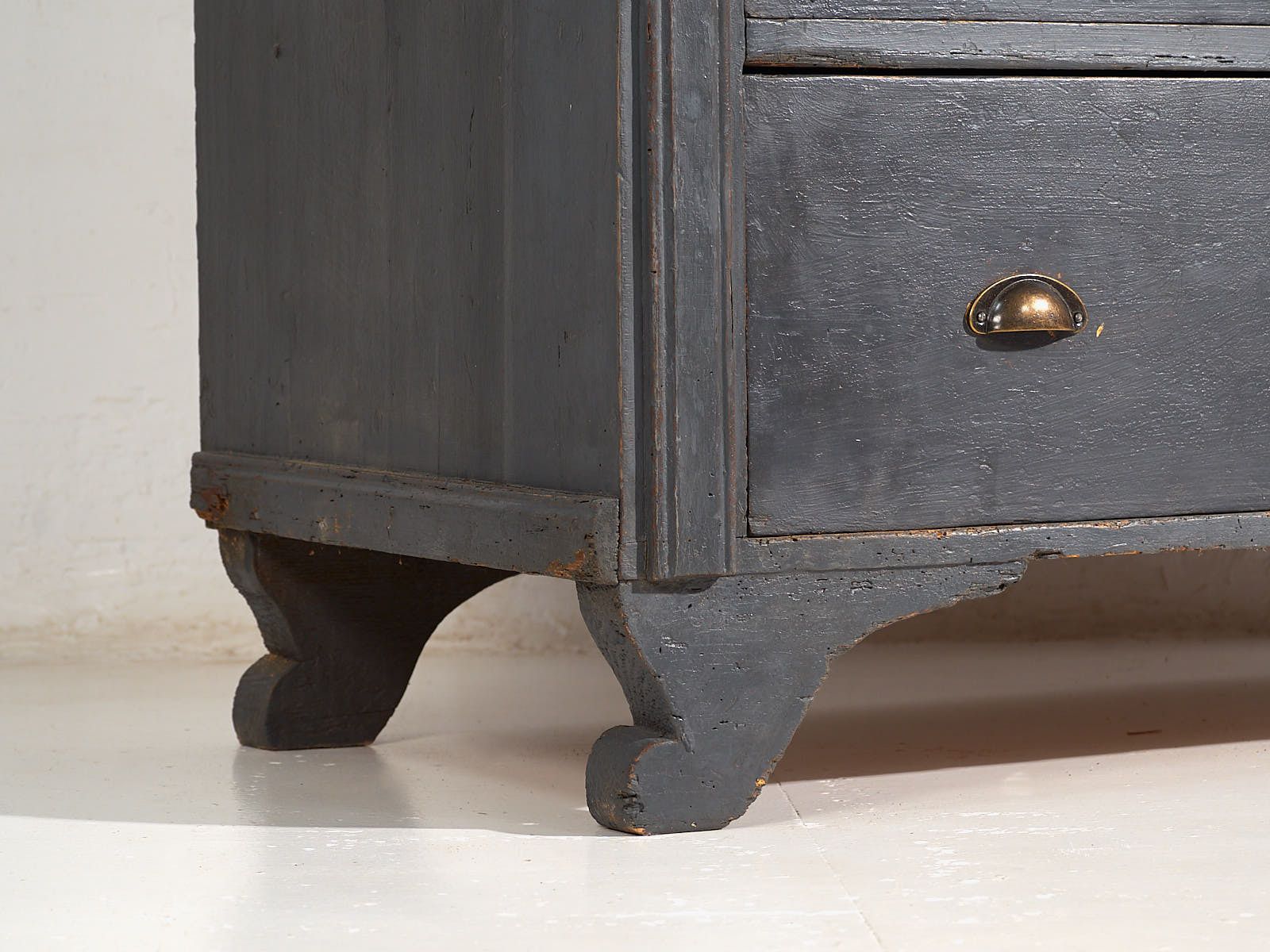 Antique Gray Chest Of Drawers (C.1920) #26 photo for sale