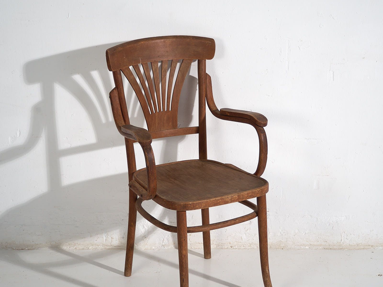 Antique Bentwood Office Chair (C.1920) #6 photo for sale