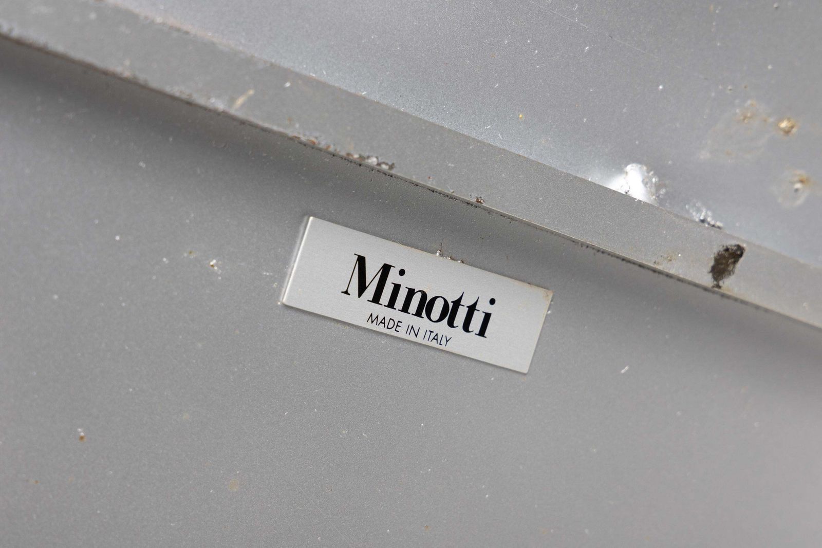Metal Square Coffee Table 'Duchamp' By Rodolfo Dordoni For Minotti, Italy, 1990s photo vintage