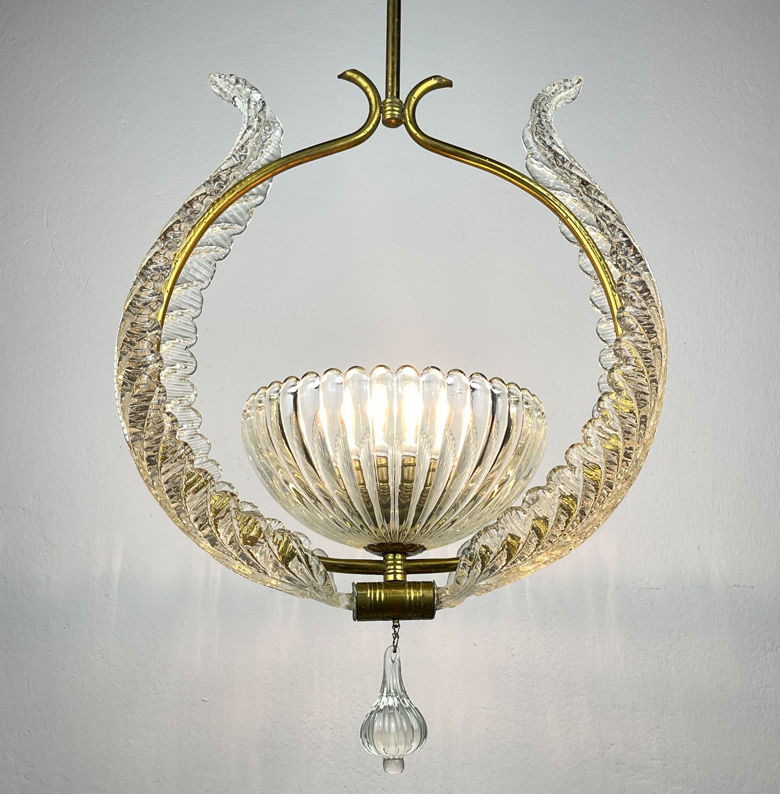 Murano Chandelier By Ercole Barovier Barovier & Toso, Italy 1930s photo 2980.0