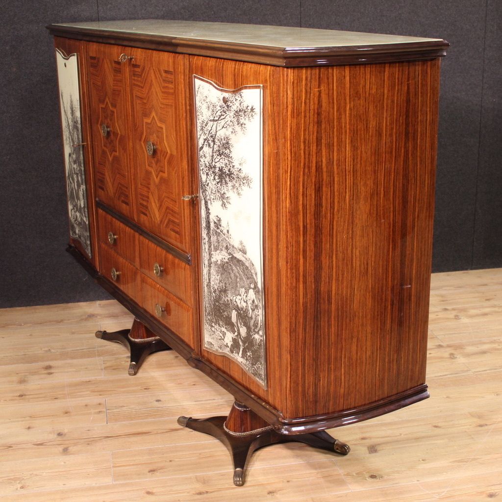 Italian Design Bar Cabinet By Fratelli Rigamonti Desio, Milan, 1940s photo Furniture