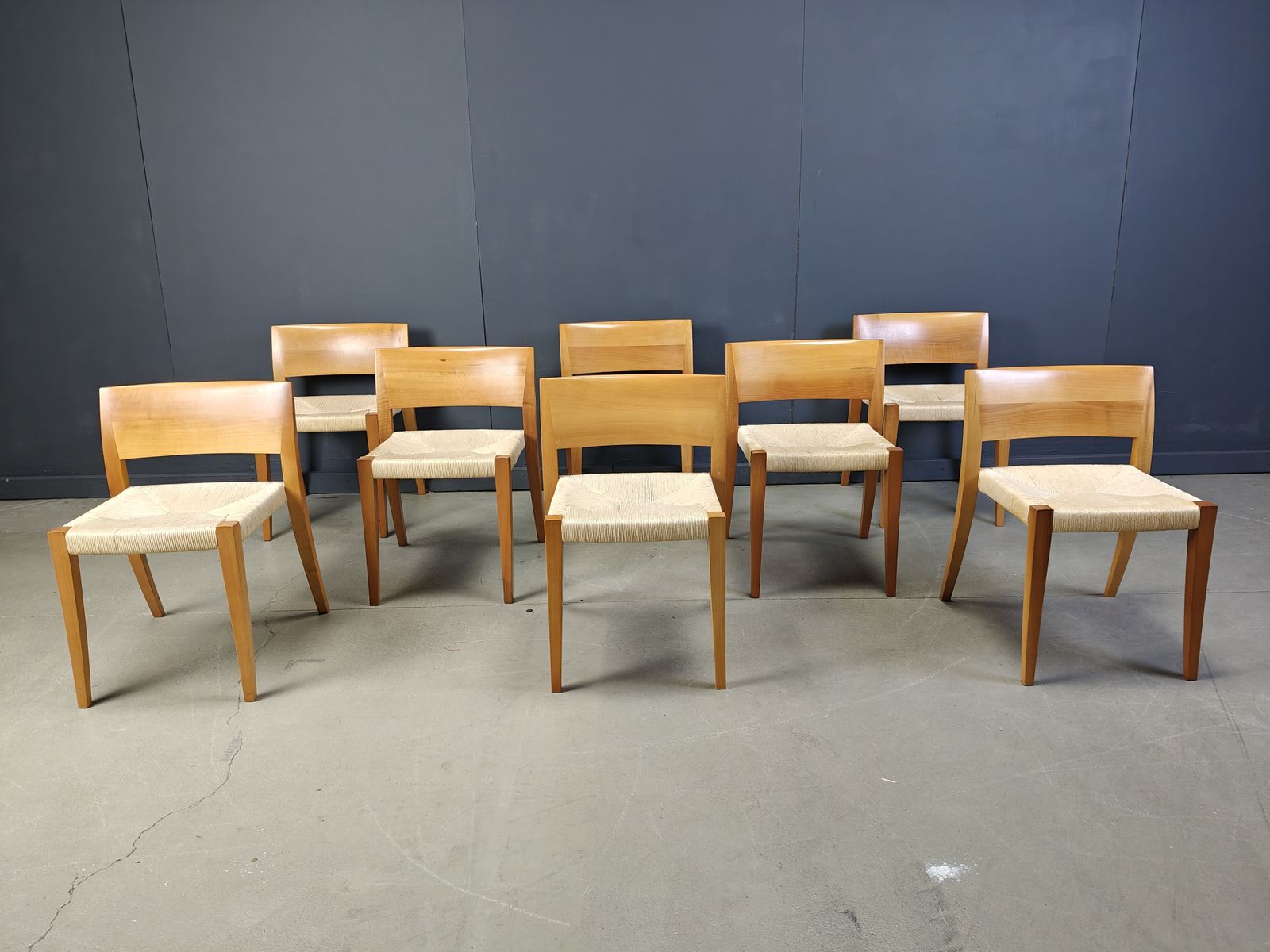 Ticino Dining Chairsby Bruno Reichlin For Molteni, 1990s