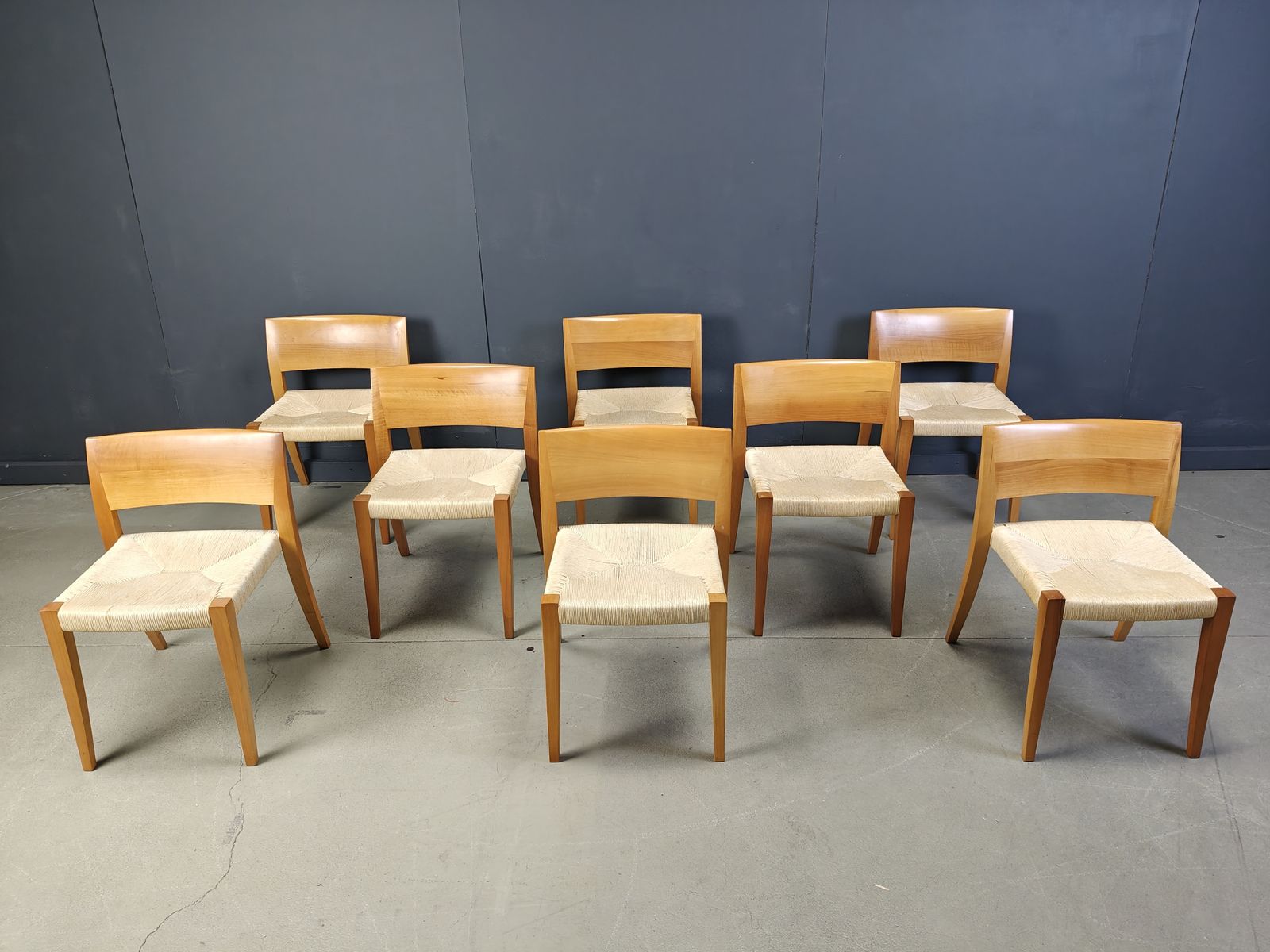 Ticino Dining Chairsby Bruno Reichlin For Molteni, 1990s photo vintage