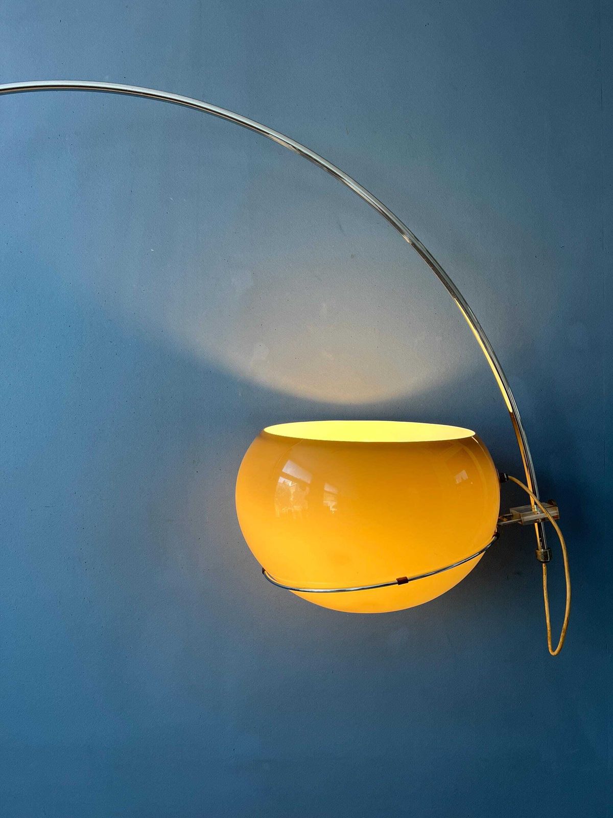 Mid Century Space Age Mushroom Arc Floor Lamp By Gepo photo Lighting