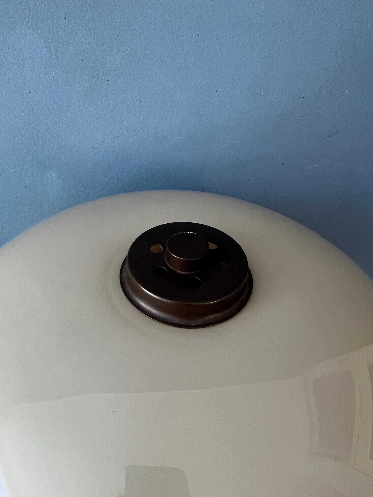 photo for sale Vintage Brown Acrylic Glass Mushroom Floor Lamp