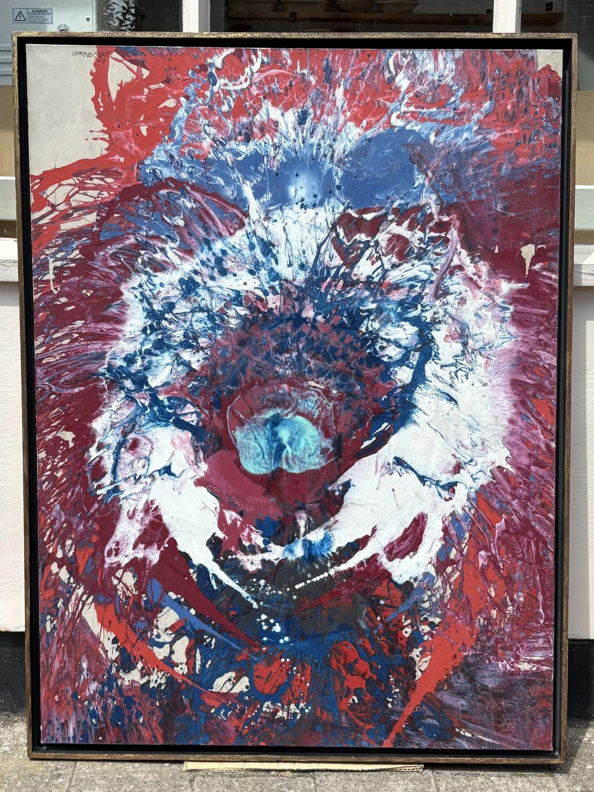 Yves Corbassière (French 1925 2020) Large Oil On Canvas, Signed And Dated 1967 photo for sale