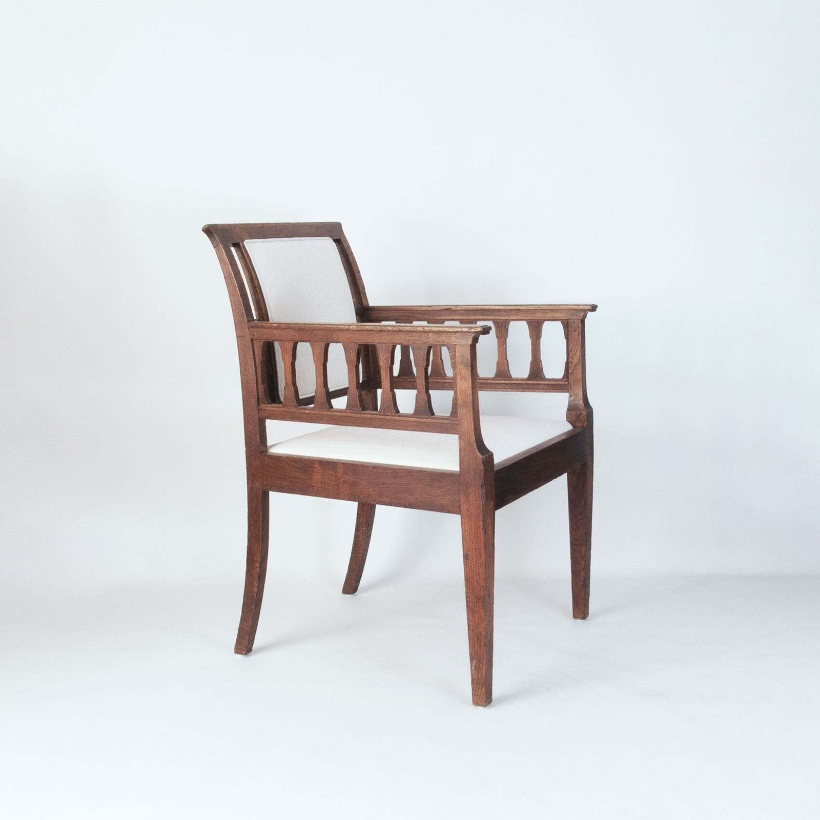 Set Of 4 Armchairs, 1910s, Antique photo Furniture
