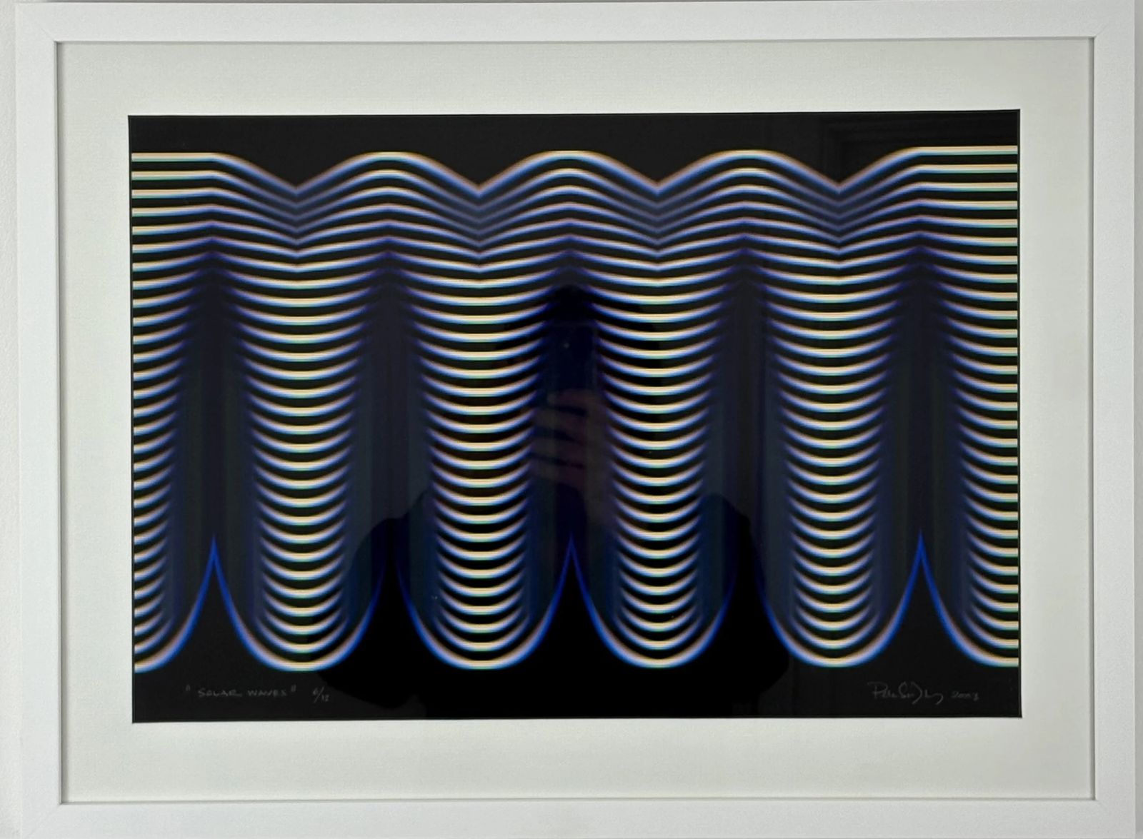 Peter Sedgley, British (B.1930) "Solar Waves',  Cybergraph, Signed, Dated And Numbered 6/12 , 2003