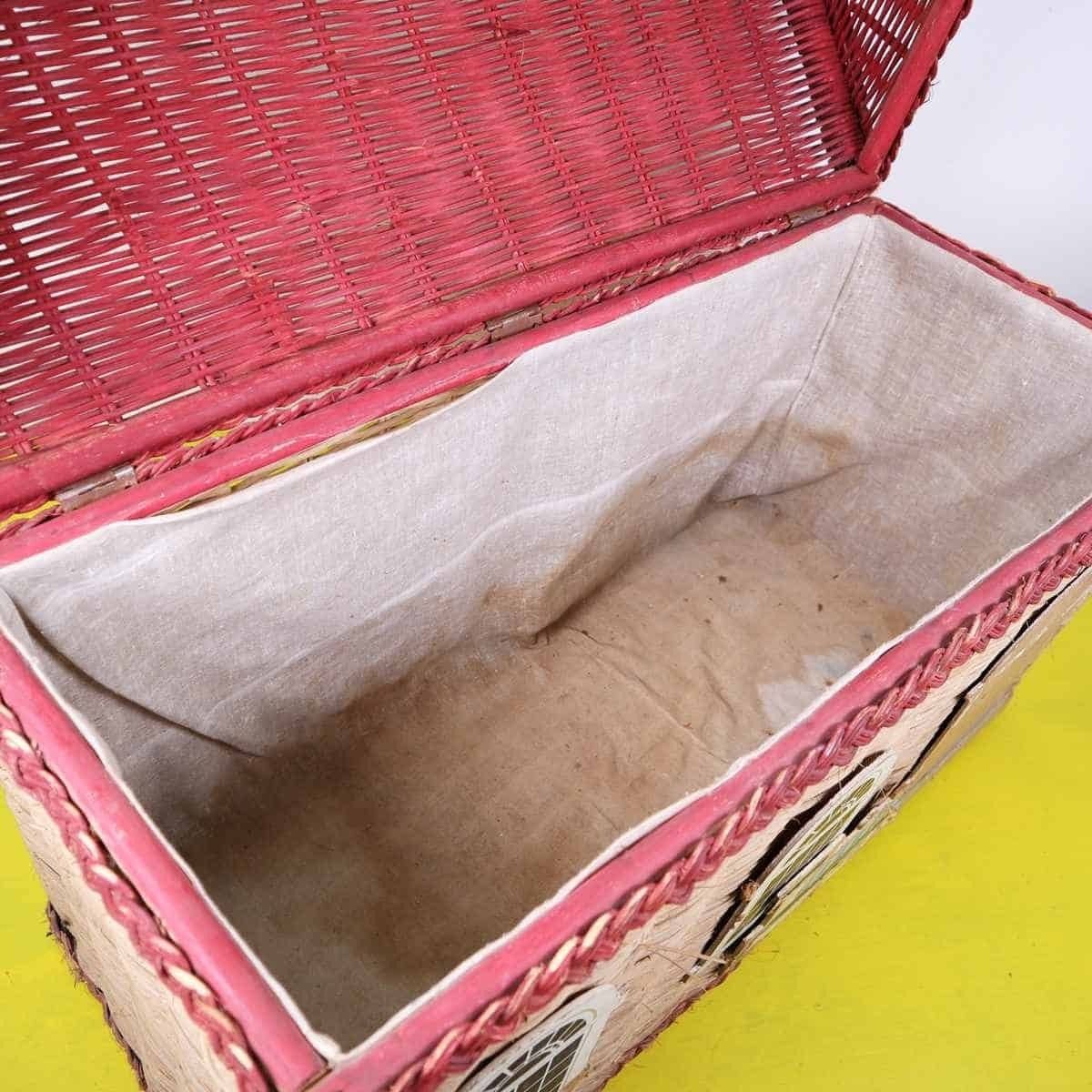 Vintage Wicker Dollhouse Basket photo vintage