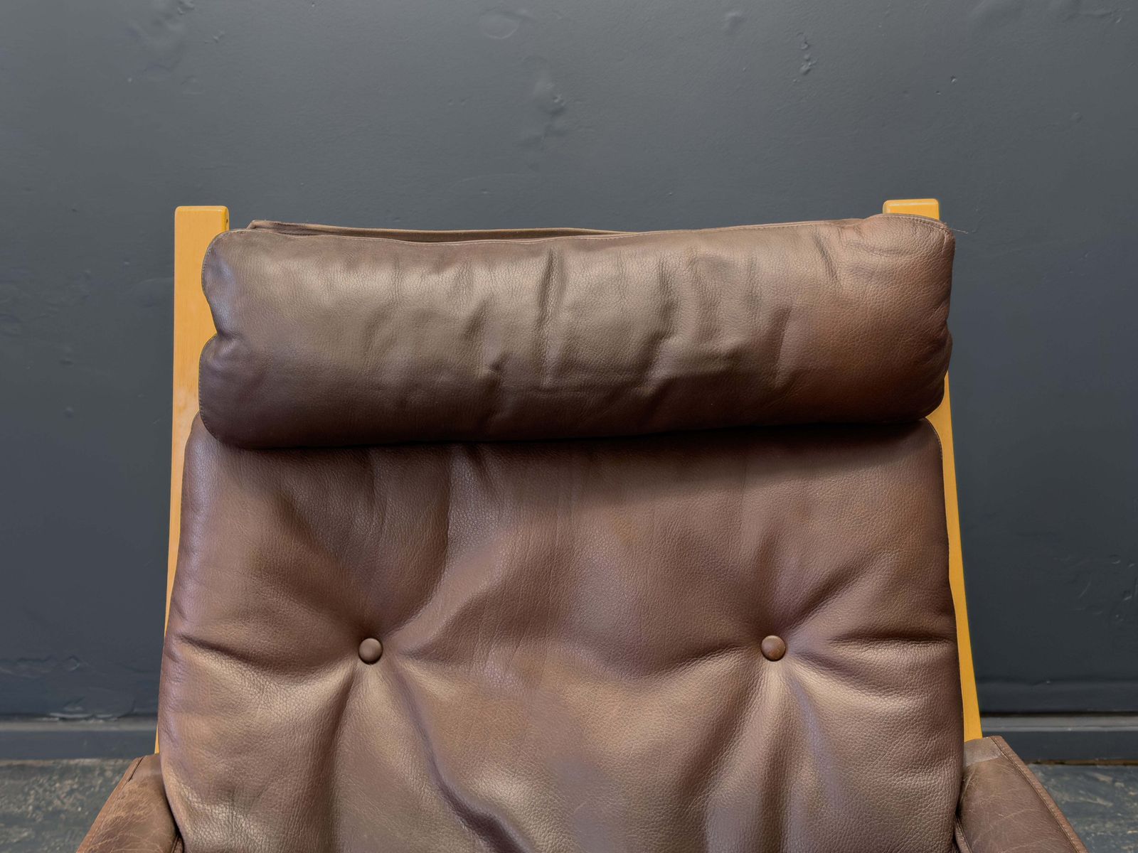 Brown Leather Siesta Chair By Ingmar Relling photo vinterior