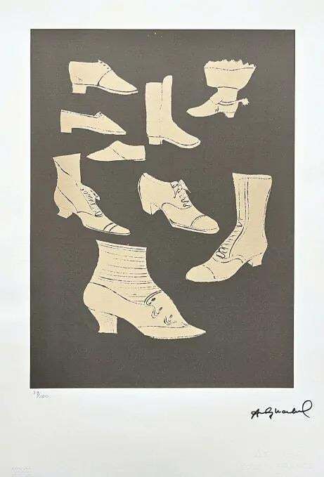 Andy Warhol, Shoes 1980s, Lithograph