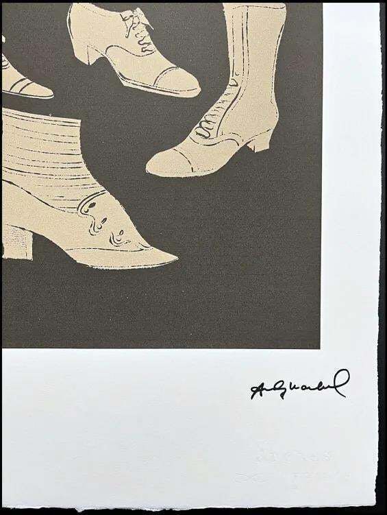 Andy Warhol, Shoes 1980s, Lithograph photo Art