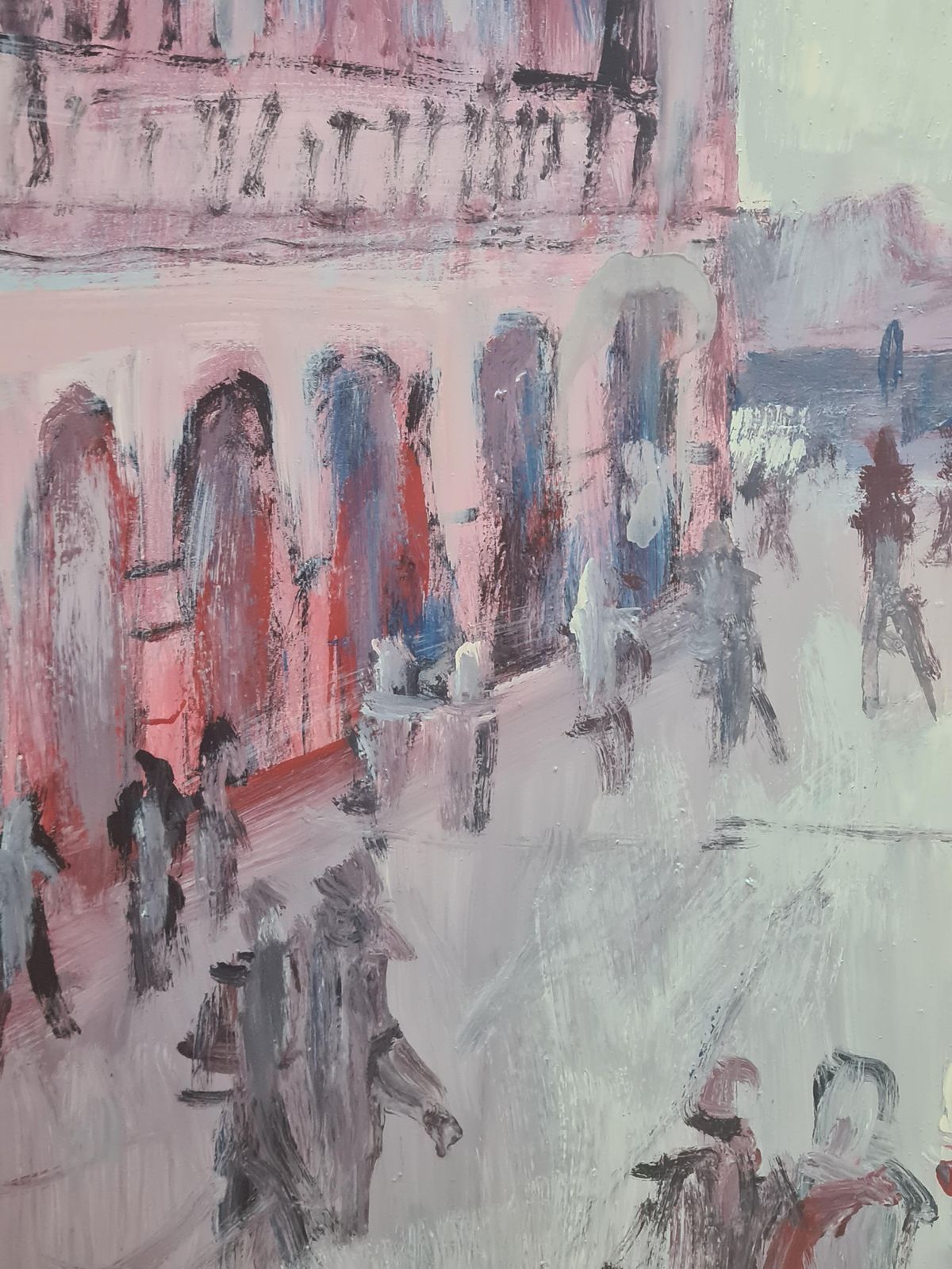 Piazza San Marco, The Doges Palace, Venice, School Of Raoul Dufy 1950s By Mario Bonamici photo vinterior