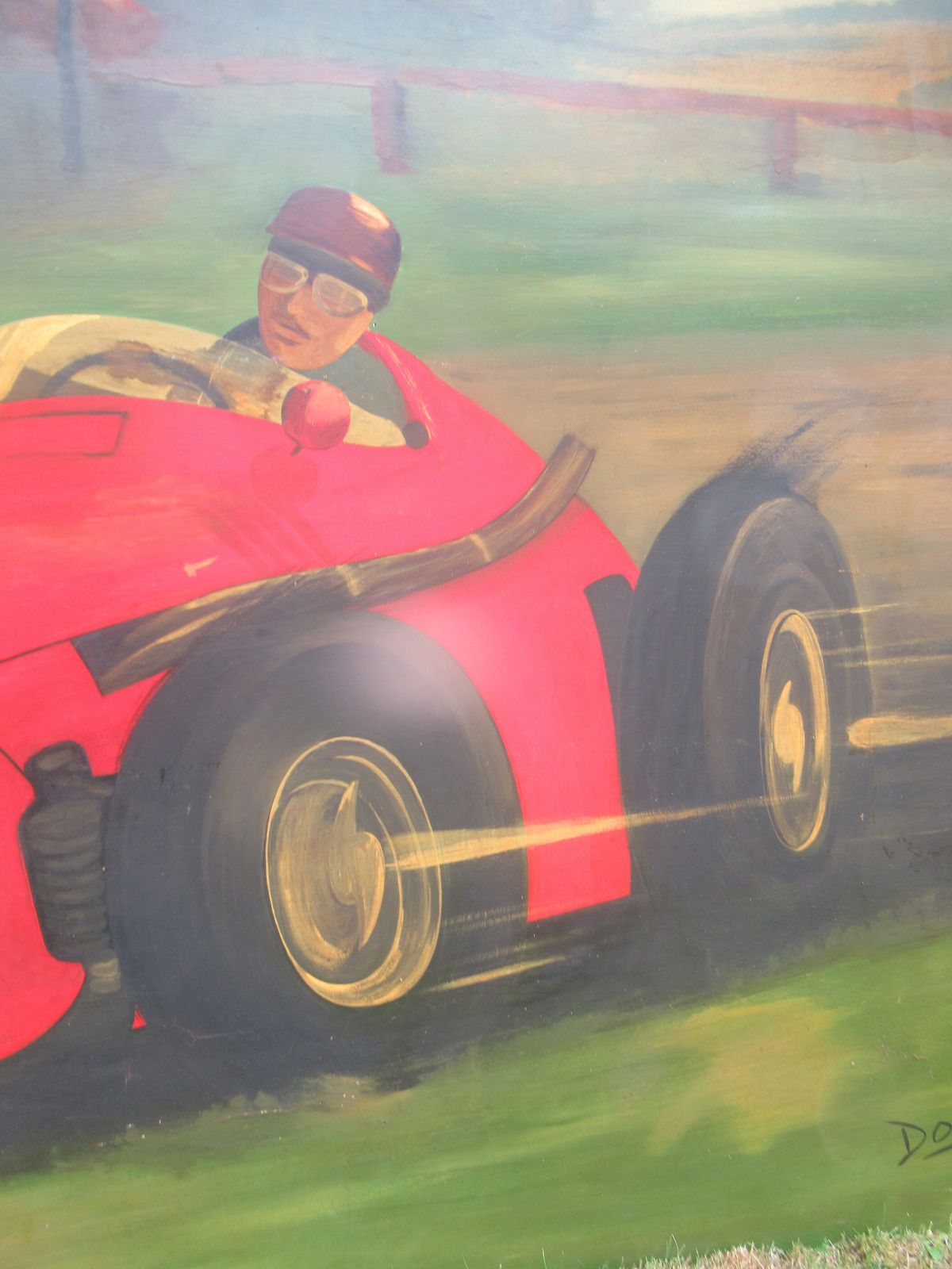 photo furniture Large   Piece Of Wall Art   Racing  Car   1960s