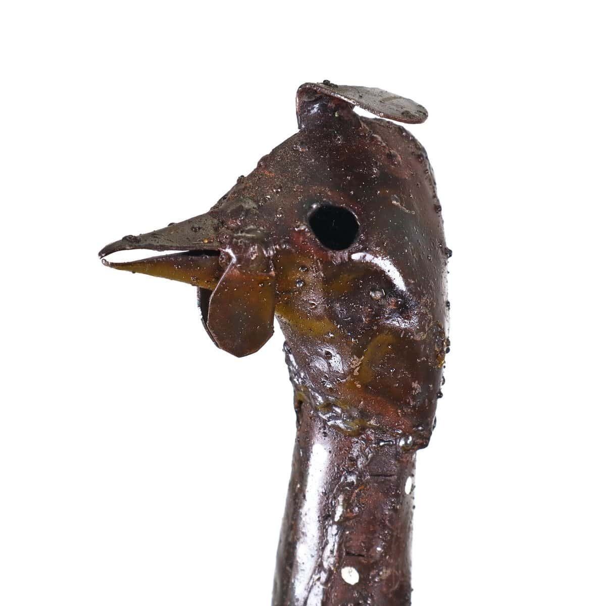 Metal Garden Guinea Fowl Sculpture photo furniture