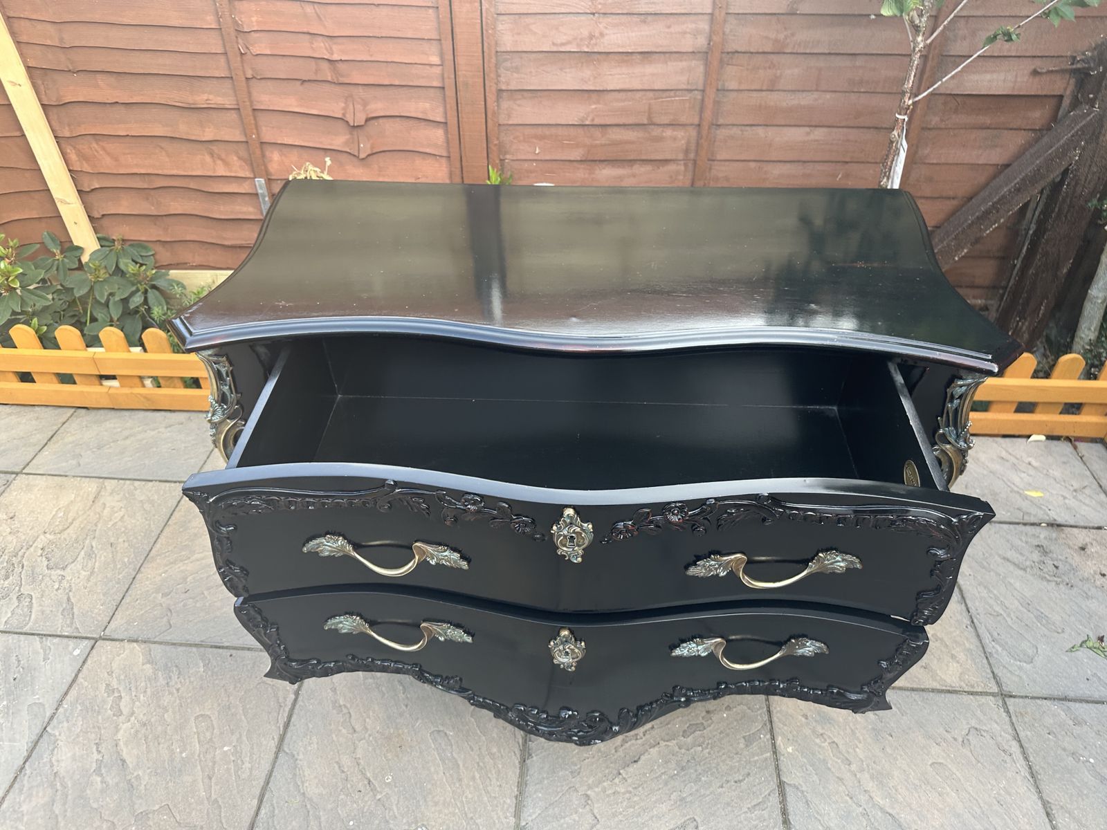 photo vinterior Stunning And So To Bed Floral Louis XV Chest Of Drawers – Great Condition   Rrp £2,500