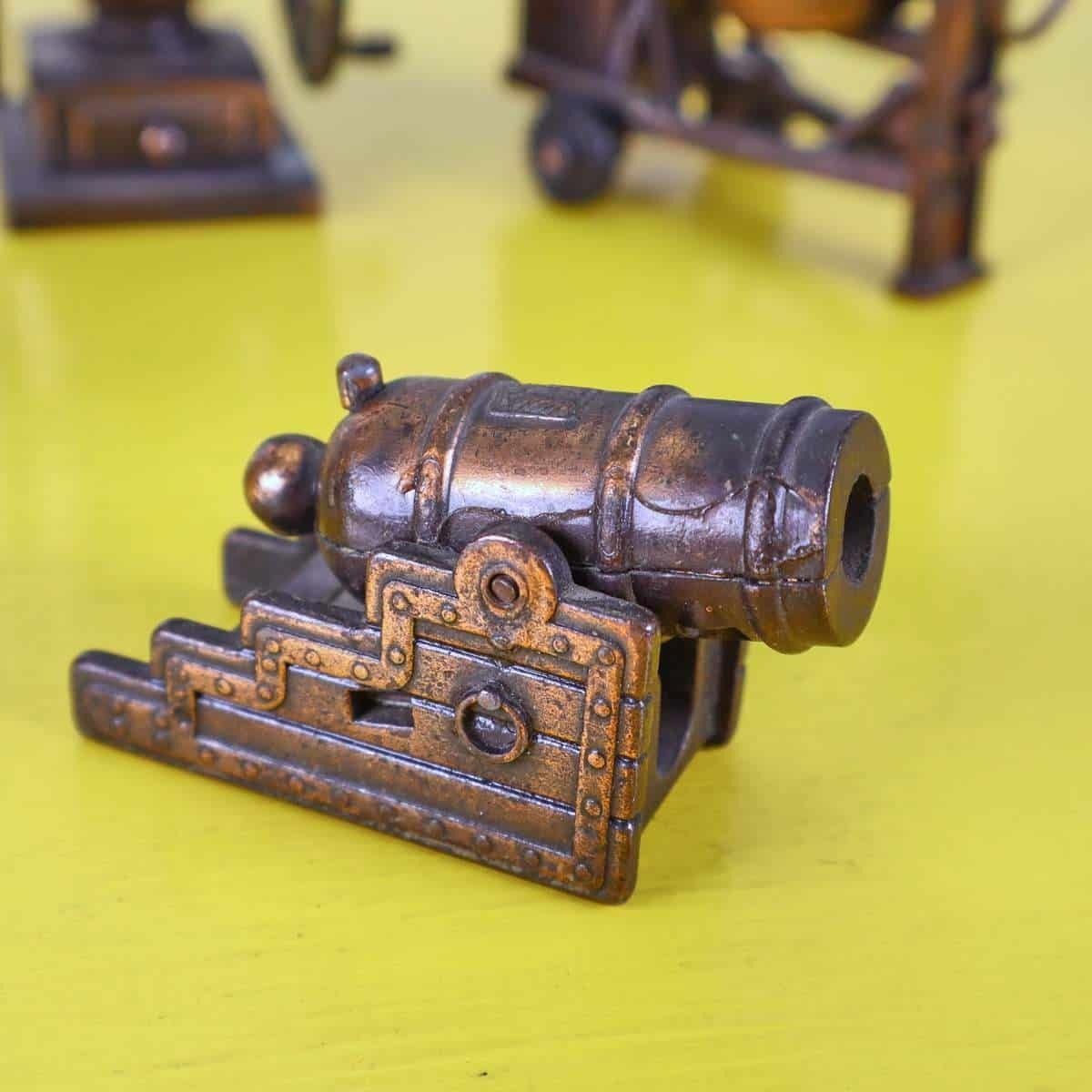 5 Piece Collectible Metal Pencil Sharpeners photo Home Decor