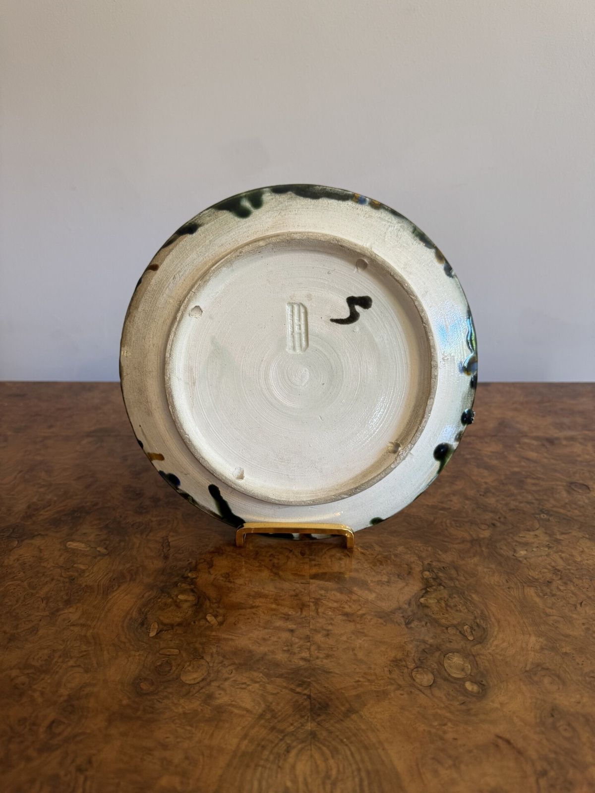 Antique Portuguese Majolica Palsy Ware Lobster Wall Plate photo furniture
