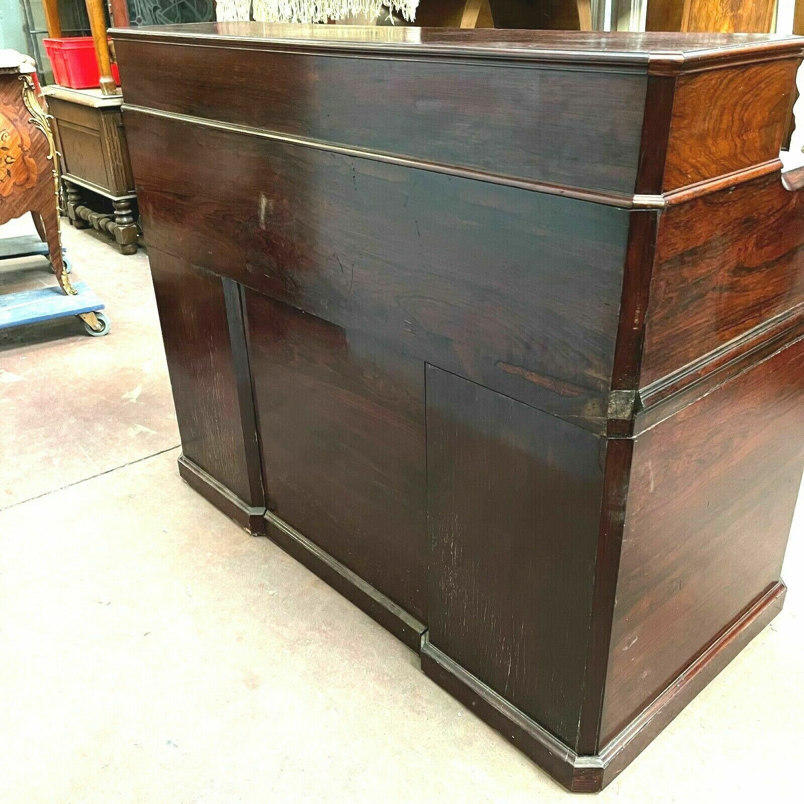Napoleon III Rosewood Desk With Boxes And Steps 19th Century photo Furniture